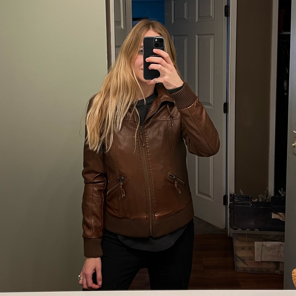 Faux Leather Jacket Urban Outfitters XS Excellent Condition